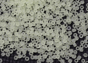 Бисер Япония круглый 11/0 10г 0015F цитрусовые брызги, матовый прозрачный