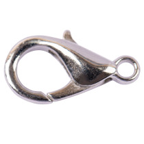 " Zlatka" Замок для бус " карабин" малый DM- 01/ 5 10 мм 5 шт №02 под никель